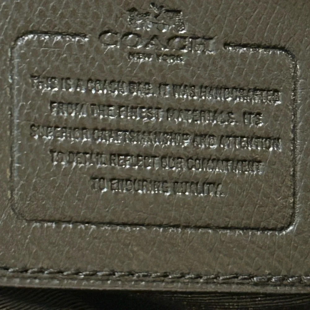 Coach Saffiano XL Pocket Tote Black Bag - Picture 14 of 16